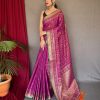 Magenta Patola Silk Saree GNP230012