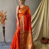 Orange Paithani Silk Saree gnp230031